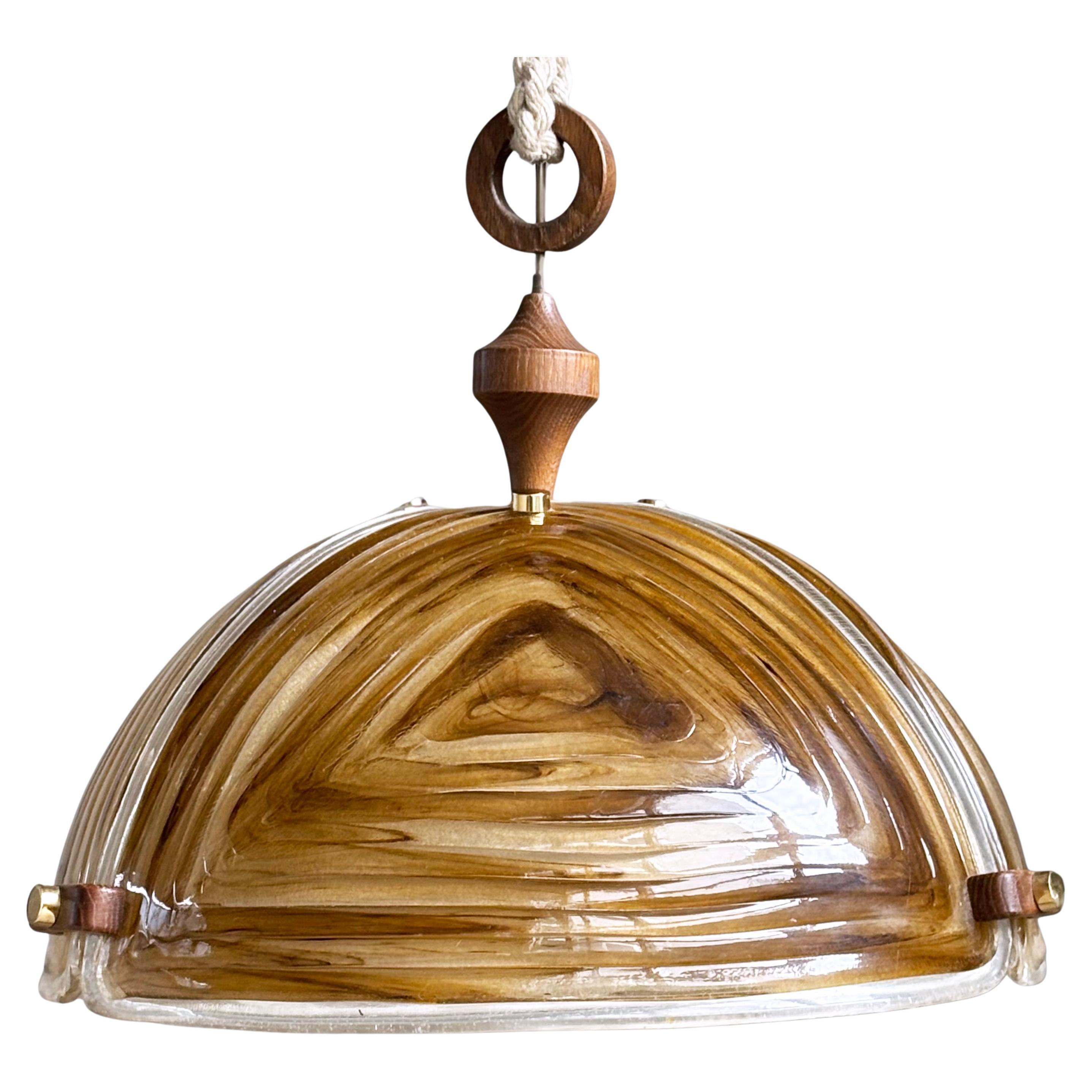 1960's Brutalist Pendant Lamp
