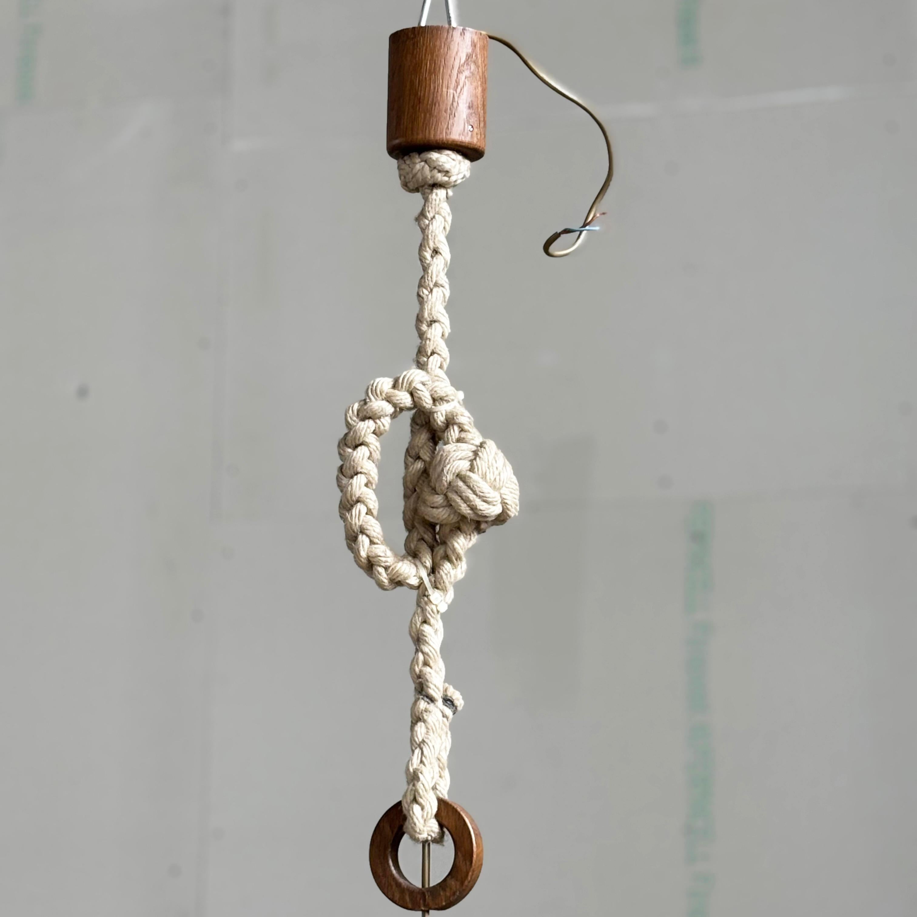 1960's Brutalist Pendant Lamp For Sale 12