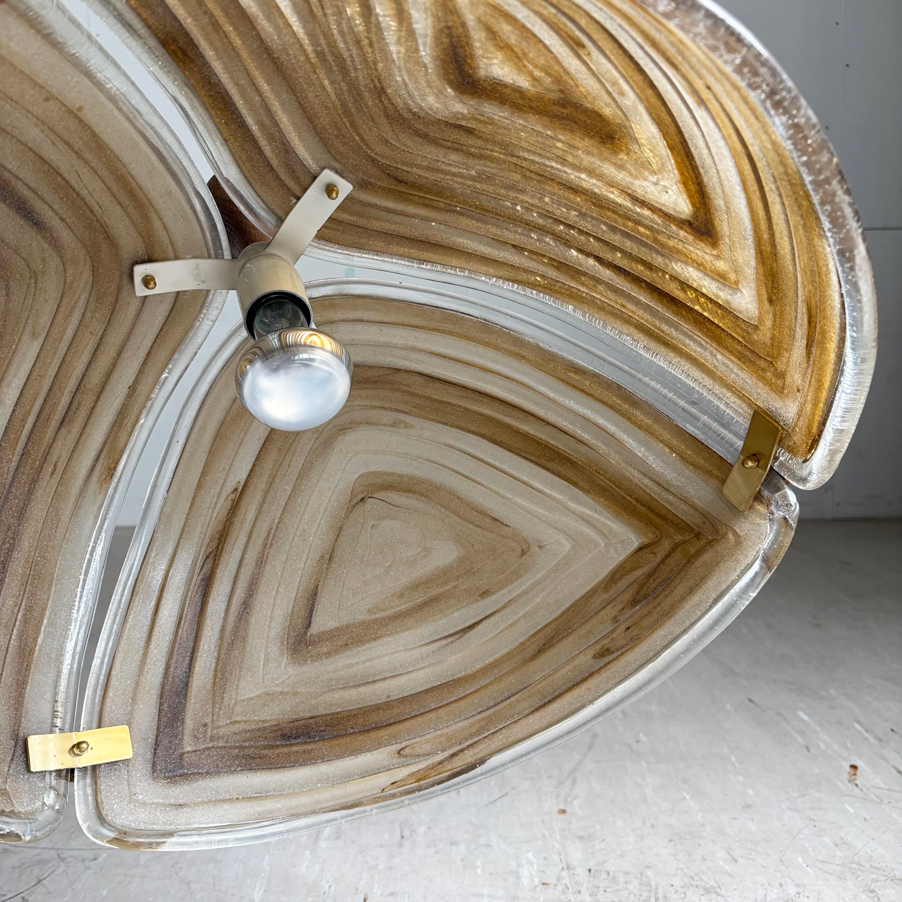 1960's Brutalist Pendant Lamp For Sale 7