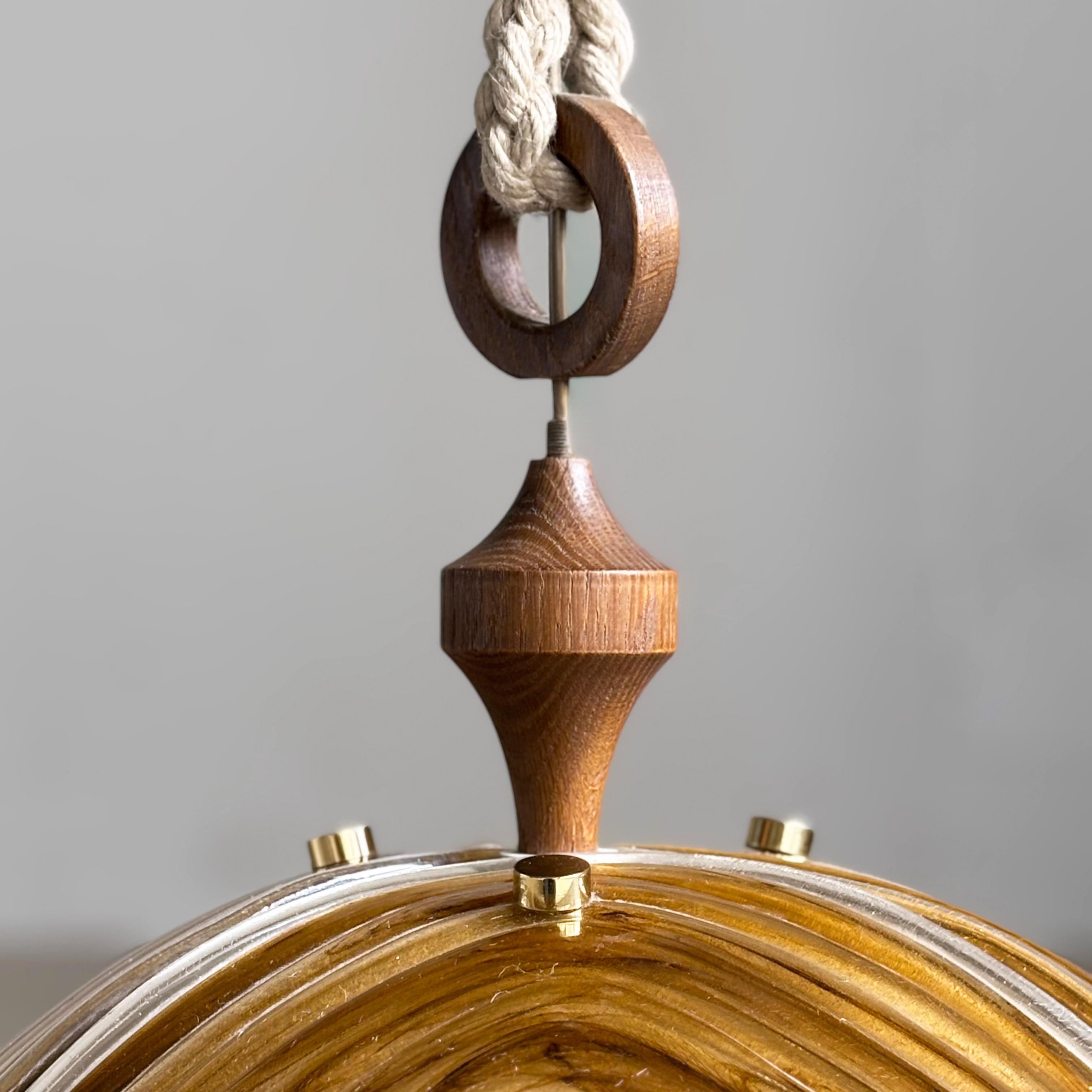 1960's Brutalist Pendant Lamp For Sale 8