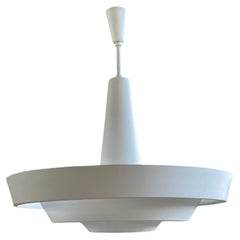 Lámpara de techo industrial/de fábrica REGENT, Suiza, década de 1960