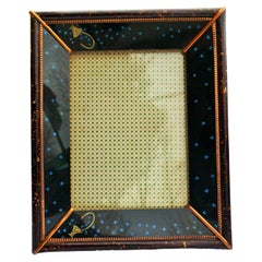 Wood and glass photo frame - possible Art Deco