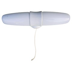 Bauhaus white double wall lamp attributed to Wilhelm Wagenfeld by Linder Germany