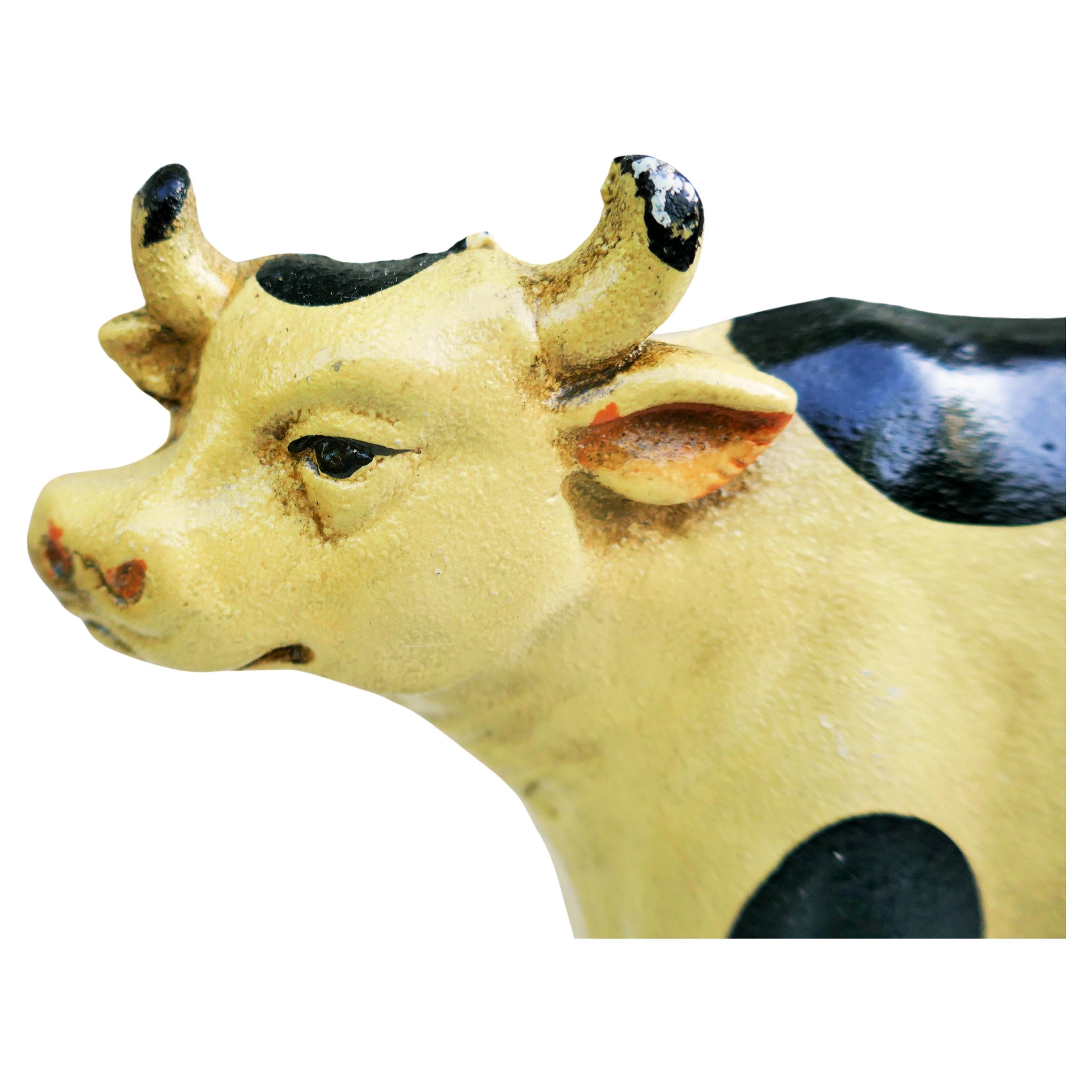 Iron Door Stop Cow possible Bradley & Hubbard - floor accessories For Sale 3