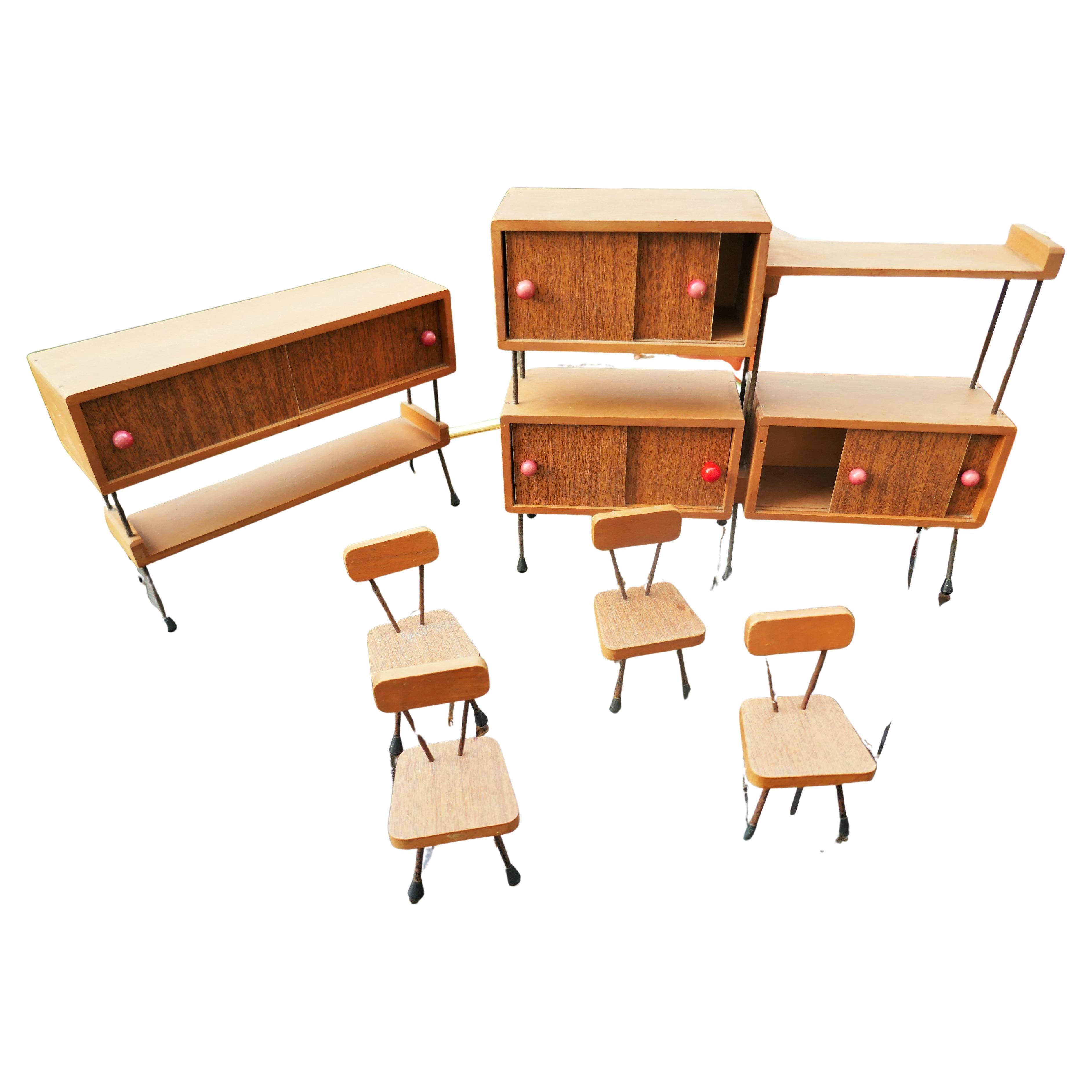 Miniature Furniture and Chairs from the 60s