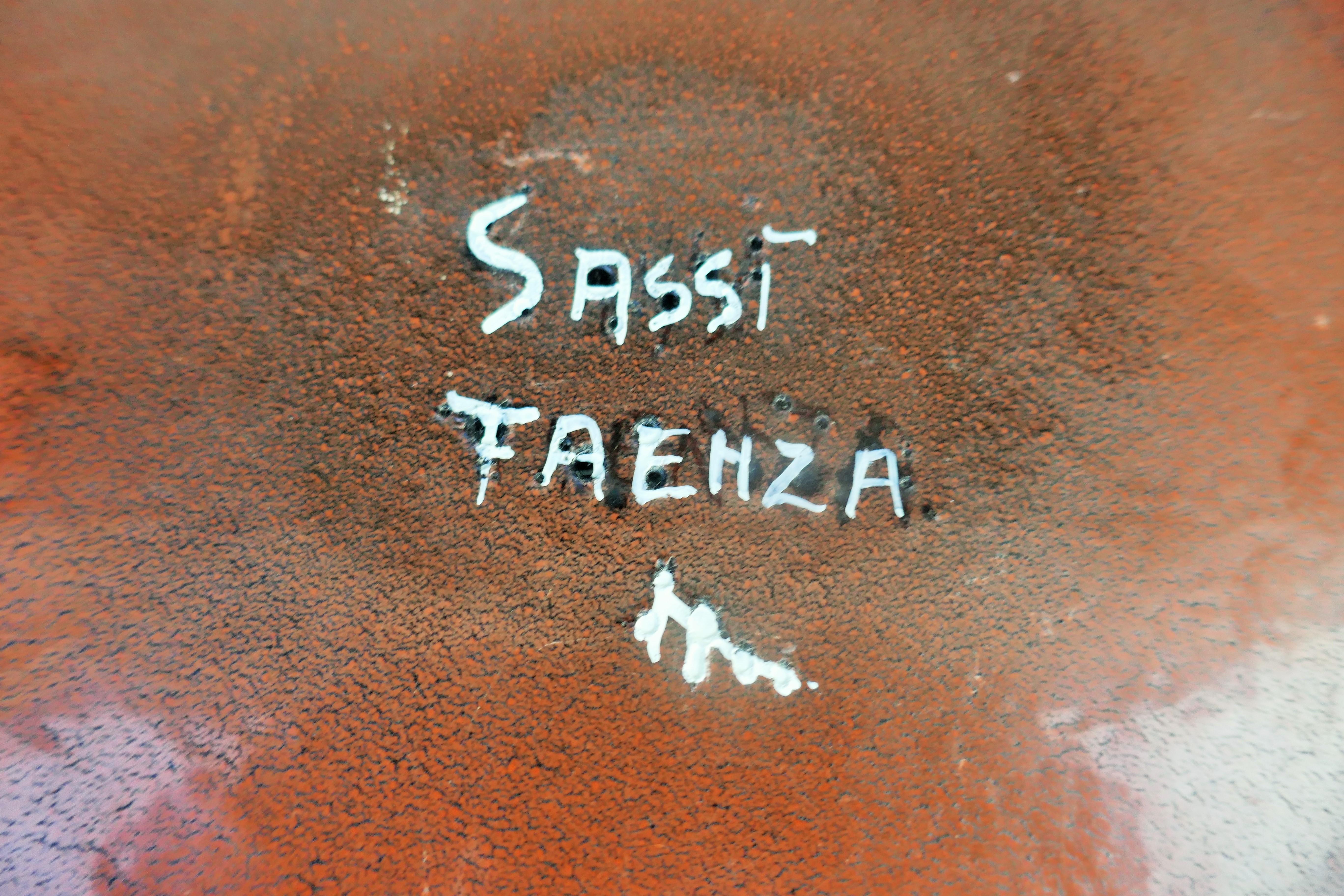 Ceramic vase by Ivo Sassi Faenza in vendita 5