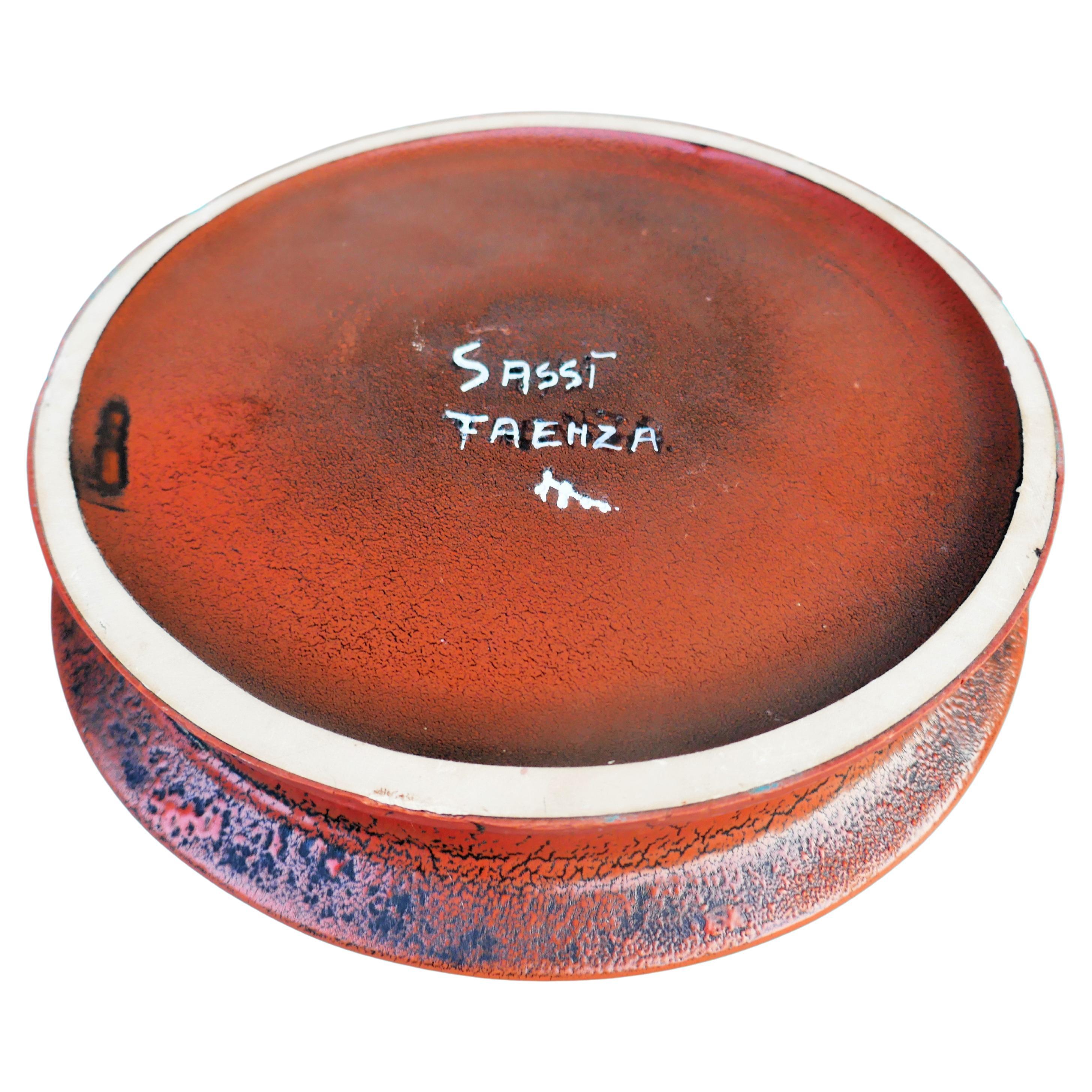 Ceramic vase by Ivo Sassi Faenza in vendita 2