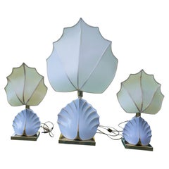 Three ceramic table lamps in the Antonio Pavia style