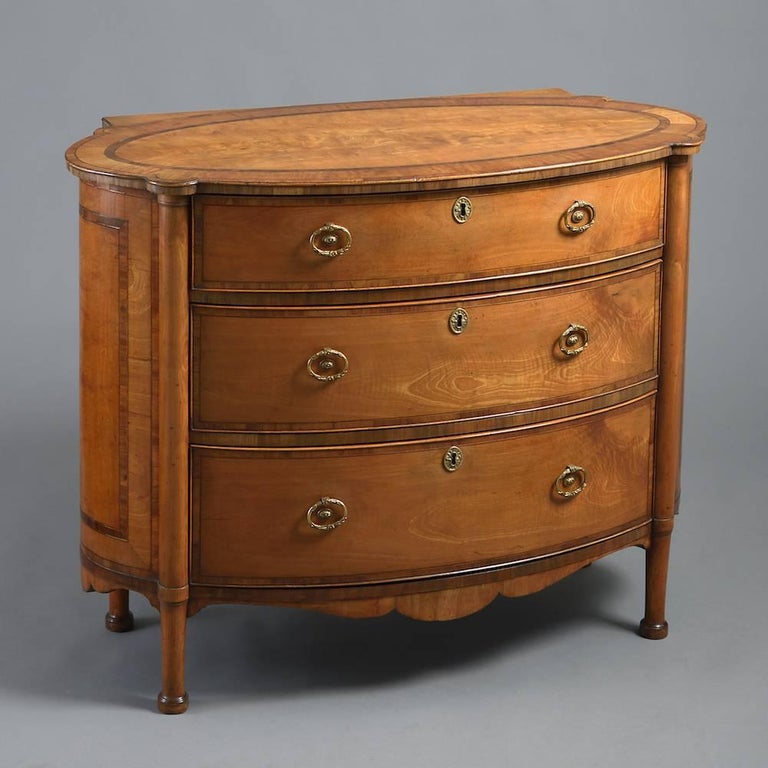 Gillow S Oval Chest Of Drawers For Sale At 1stdibs