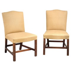 Pair of George III Scottish Mahogany Side Chairs