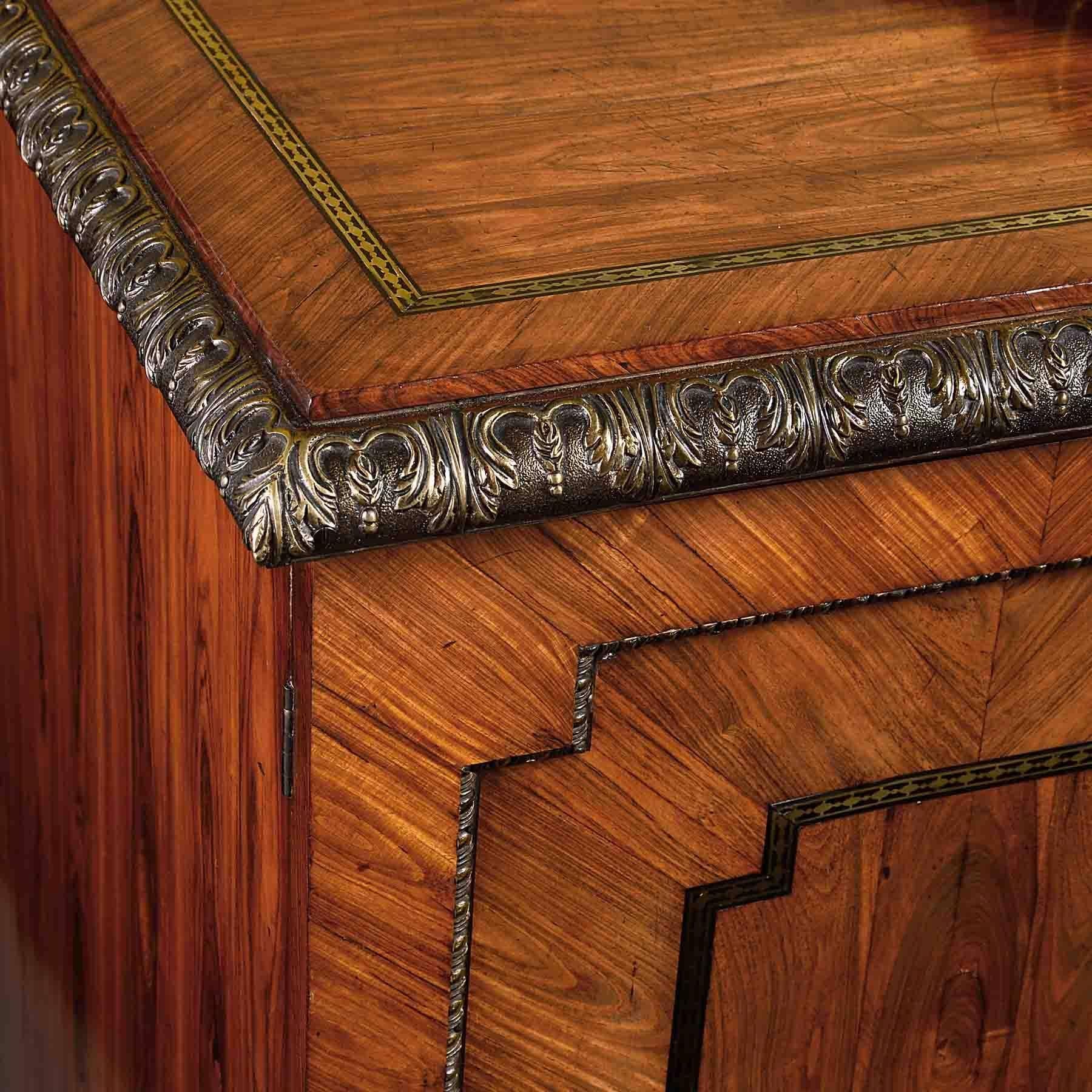 Inlay Regency Kingwood Cabinet