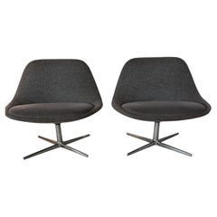 Chiara Swivel Lounge Chairs designed by Noe Duchaufour-Laurence for Bernhardt