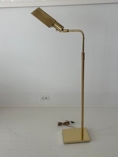 Mid Century Koch & Lowy Brass Adjustable Floor Lamp