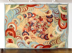 Unique Colorful Fun 9x12 Hand-Knotted Wool Rug, Modern Abstract Design