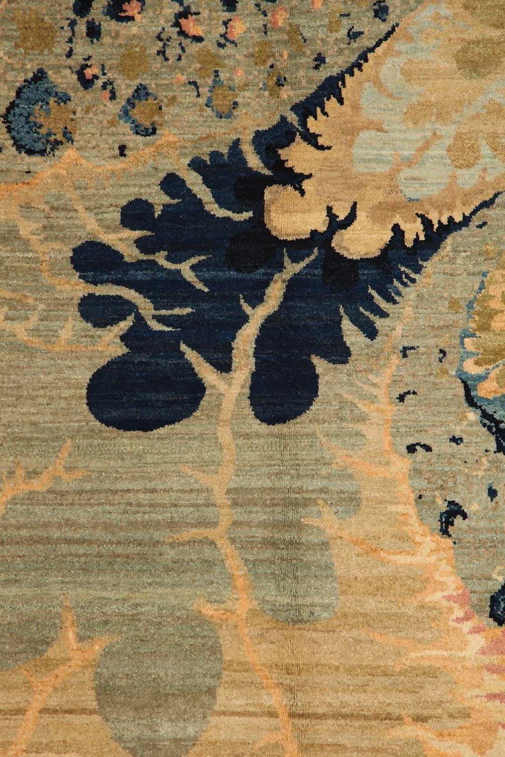 Orley Shabahang Signature Carpet in Handspun Wool and Organic Vegetable Dyes In Excellent Condition In New York, NY