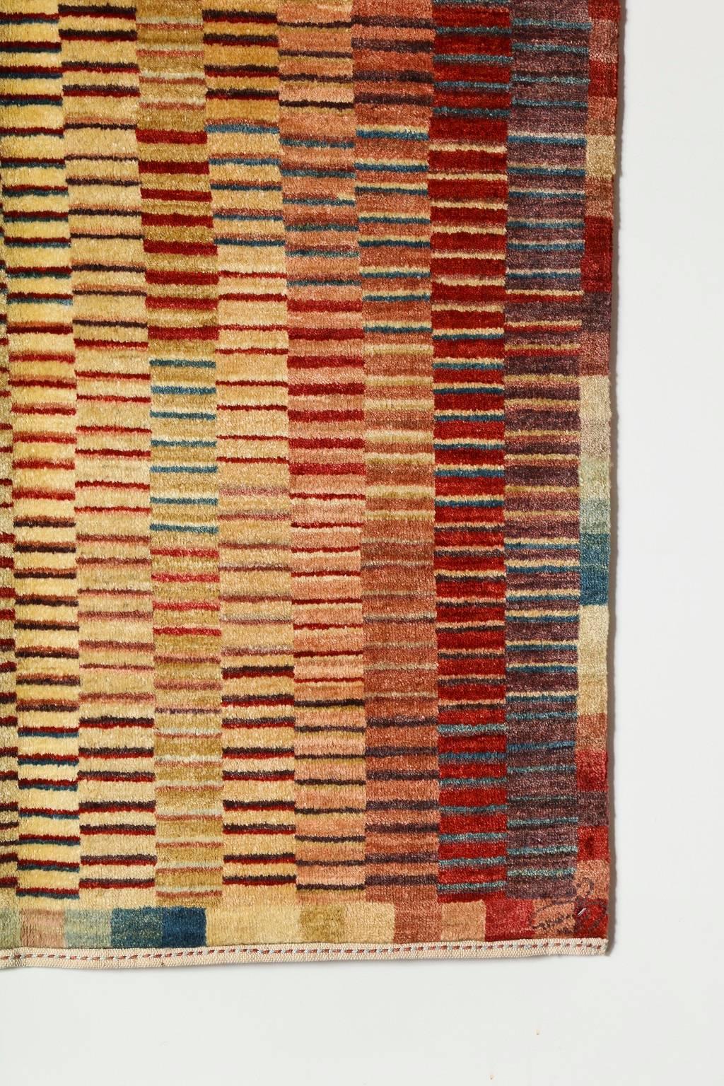 Persian Orley Shabahang Signature Carpet in Handspun Wool and Vegetable Dyes