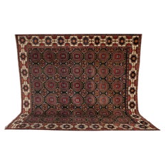 Antiquities 1890s Persian Amal Ziegler Bakhtiari Rug, Wool, 12' x 12'