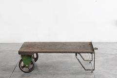 Vintage Industrial Cart/ Coffee Table