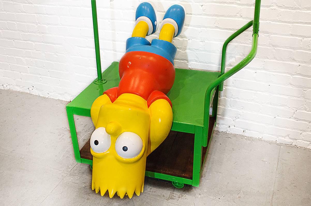 Life sized statue of Bart Simpson from a set of only 300 Simpson family statues made by 20th century Fox for the release of the Simpsons movie.
Only a few full sets remain. We have a single Bart and a full family set available.
A true Hollywood