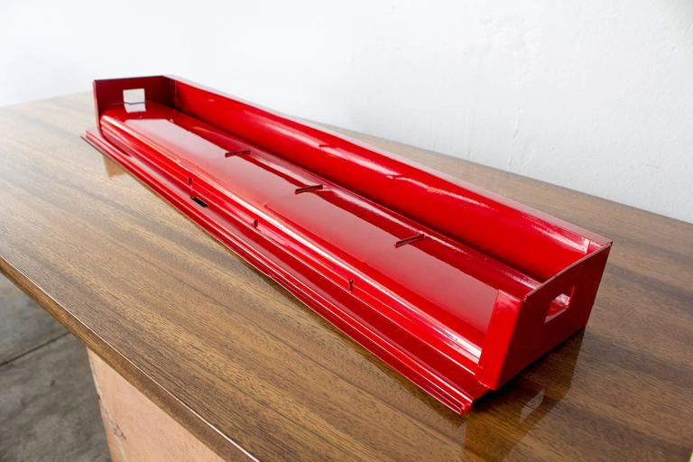 Tanker Desk Drawer Insert Repurposed as Desktop Organizer, Refinished