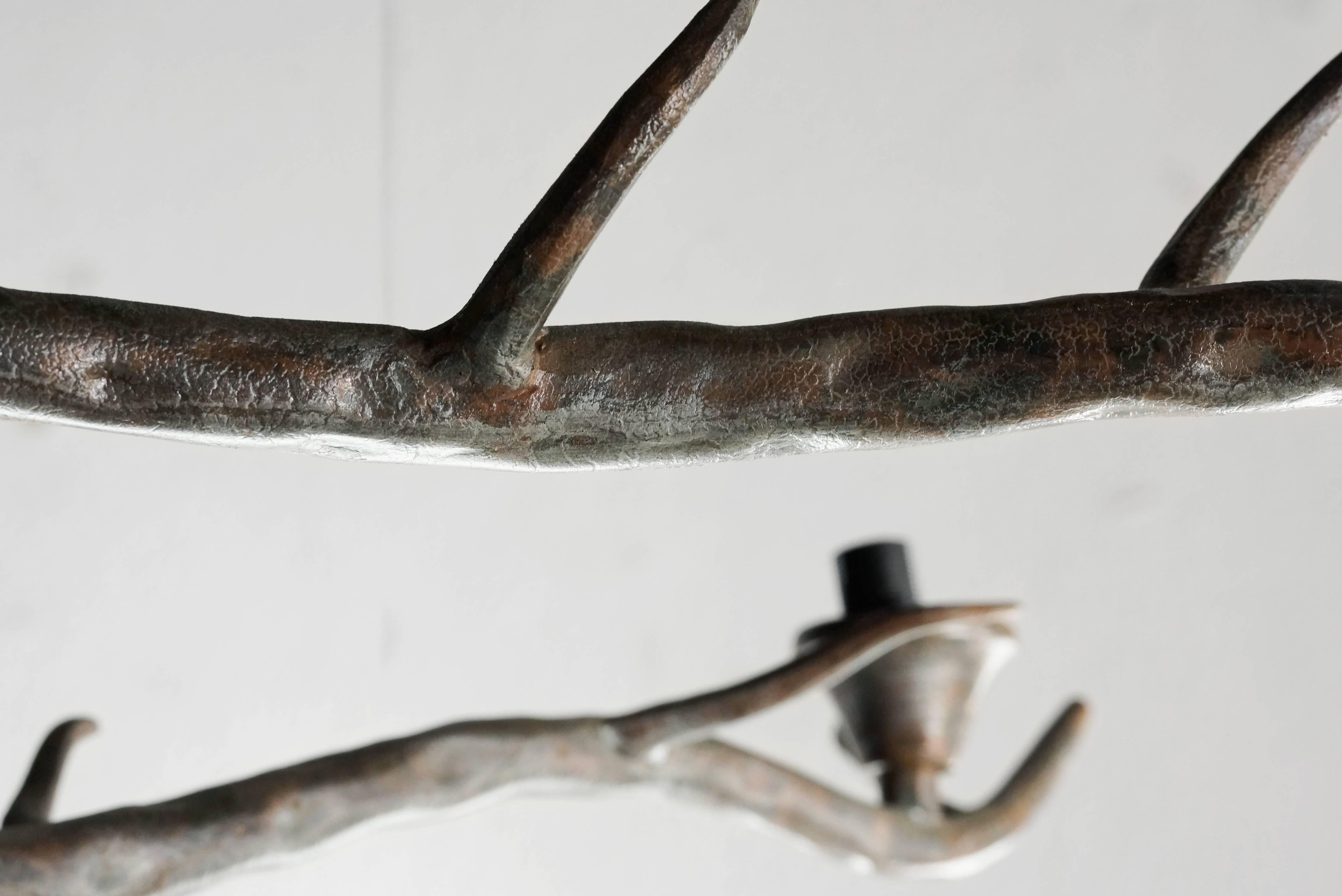metal branch chandelier