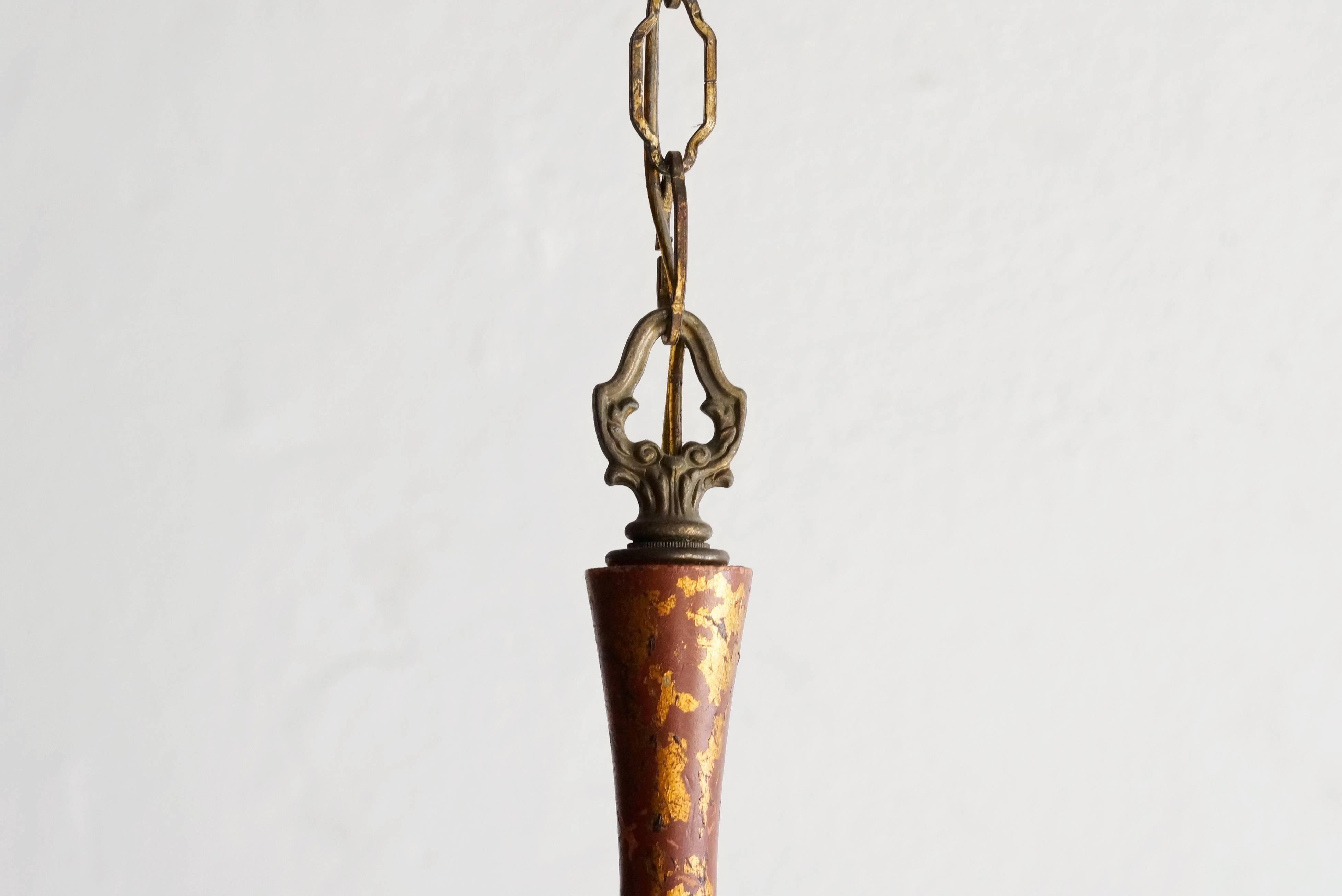 1960s Brutalist Pendant Light, Ceramic 2