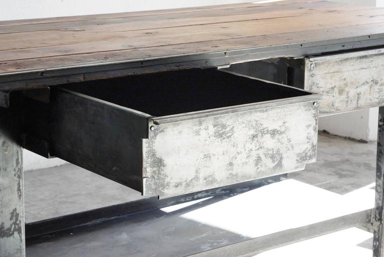 Vintage Custom-Made Machinist Workbench at 1stdibs