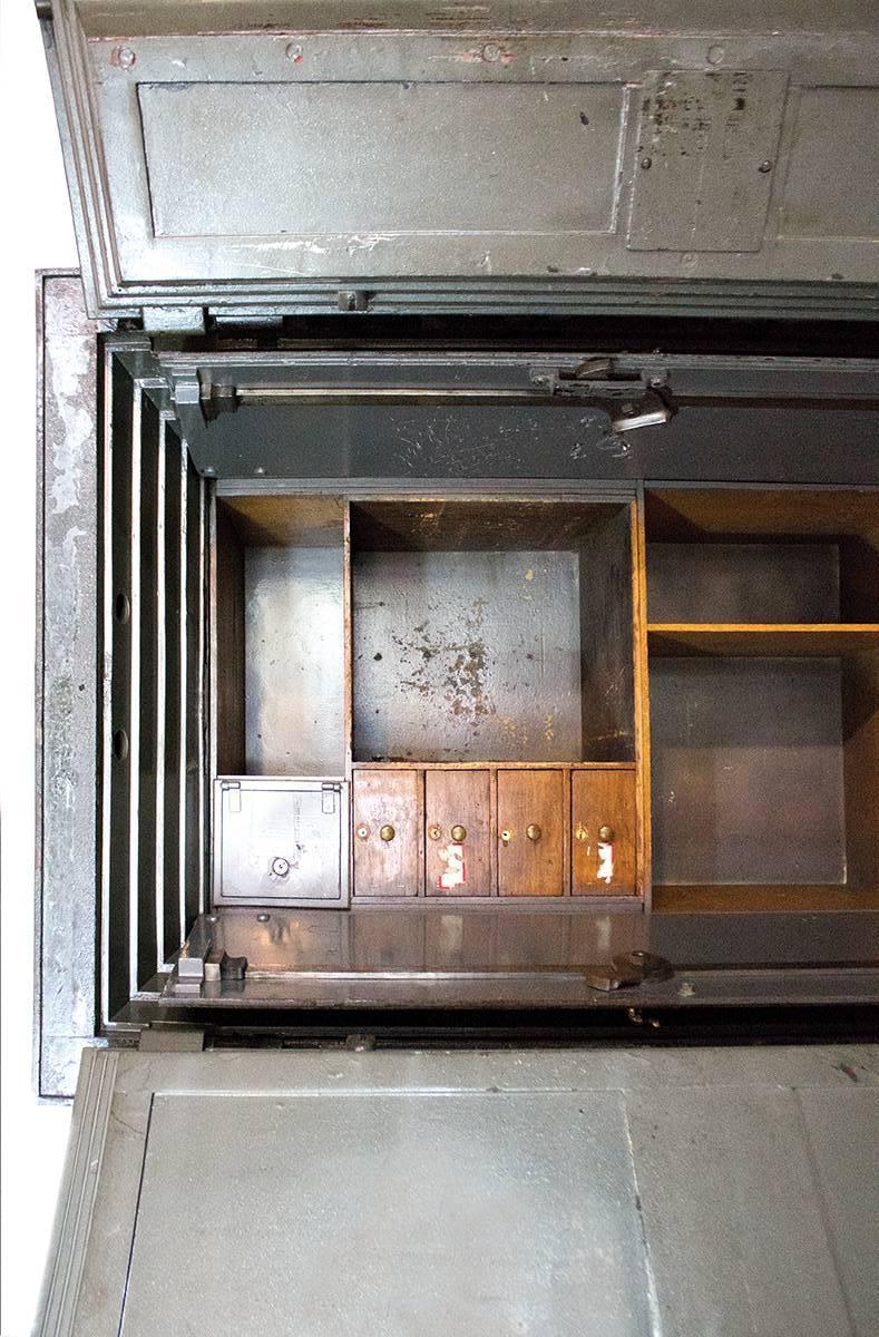 large antique safe