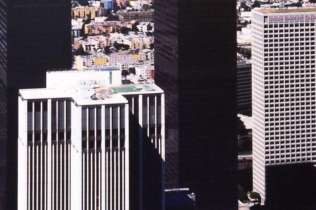 Panoramic Photo of Downtown Los Angeles, circa 2000 In Good Condition In Alhambra, CA