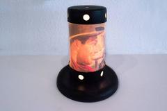 Rare Pair of Translucent "Cowboy" Table Lamps, circa, 1955