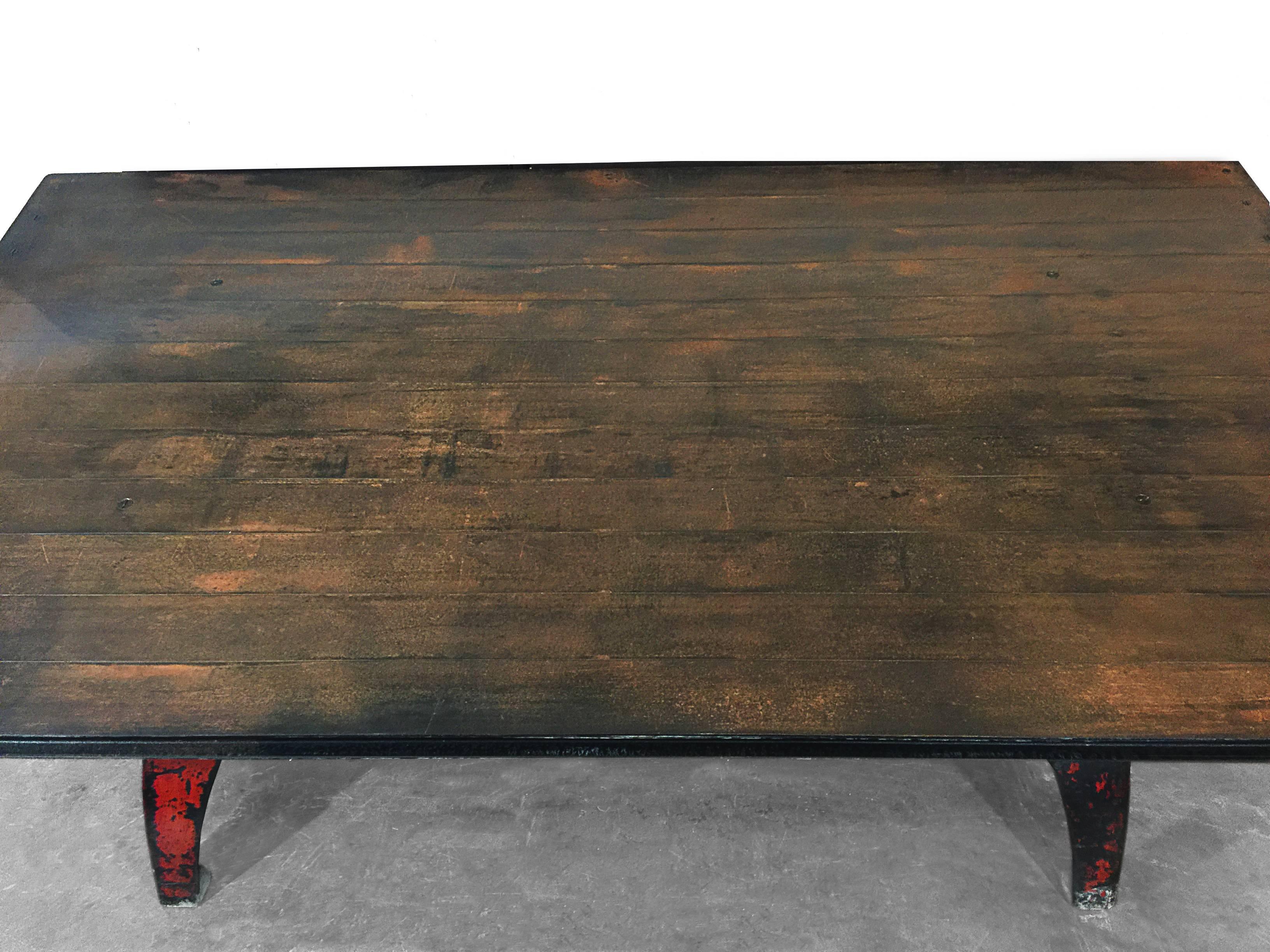 American Massive Industrial Drafting/ Conference Table