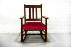 Lovely Craftsman Period Rocking Chair, circa 1915