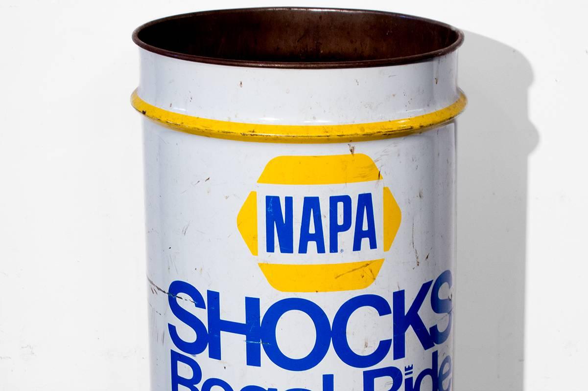 Vintage Napa Auto Parts 15 Gallon drum with great 
