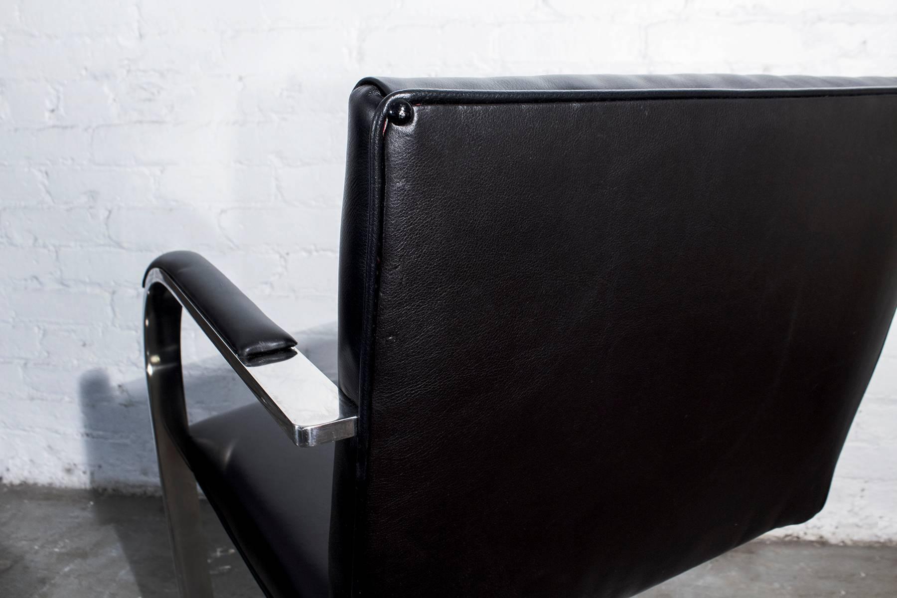 Modern Brno Flat Bar Arm Chair by Mies van der Rohe