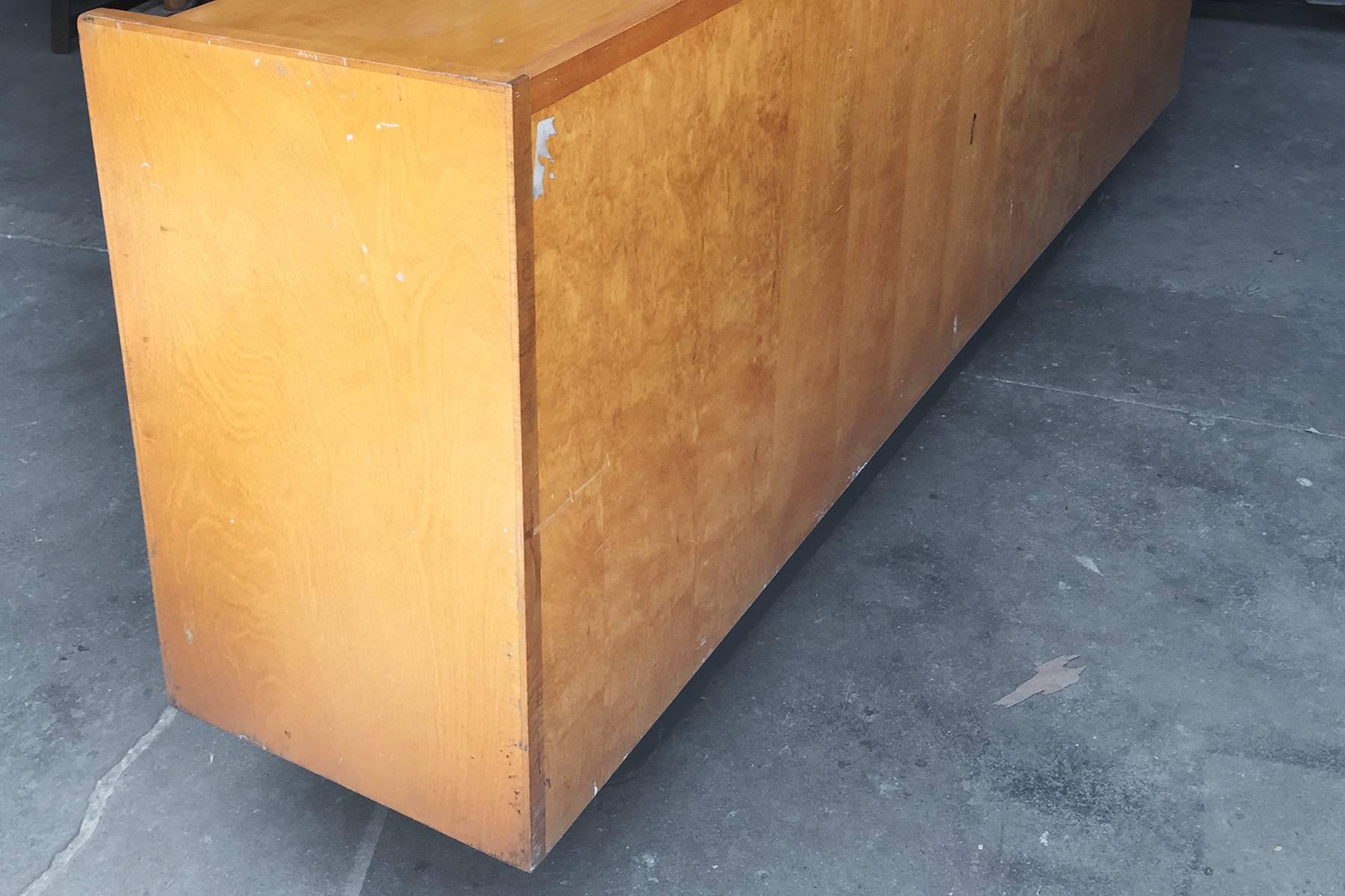 Maple Walt Disney Animation Studios Credenza Desk by KEM Weber
