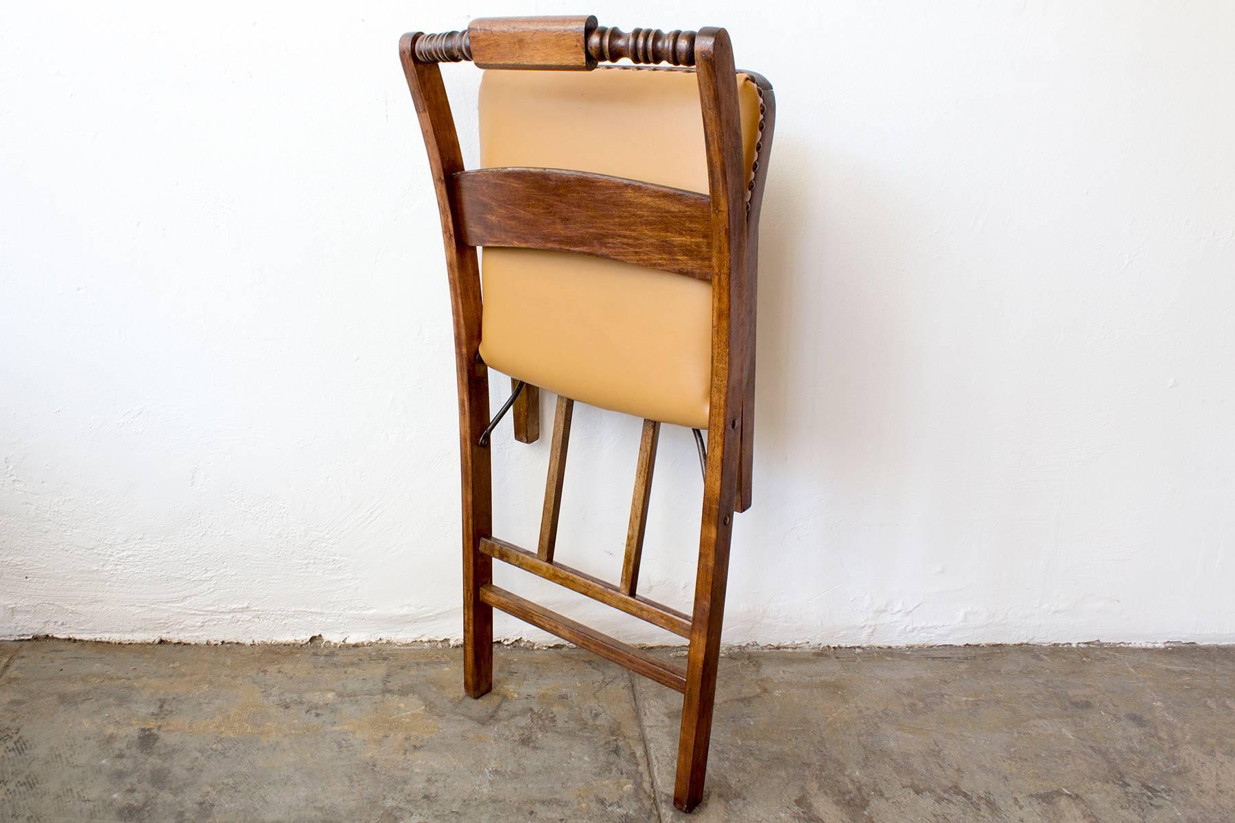 antique folding wooden chairs