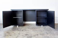 1960s Tanker Console Knee Space Credenza