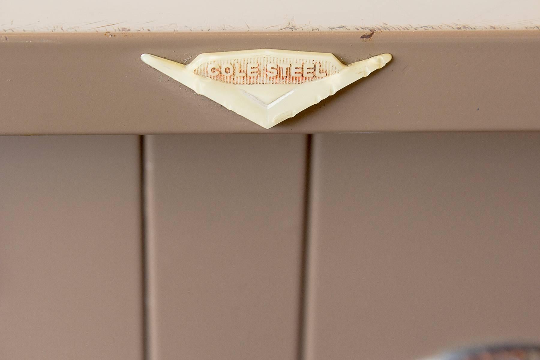 Industrial 1960s File Cabinet System with Safe by Cole Steel