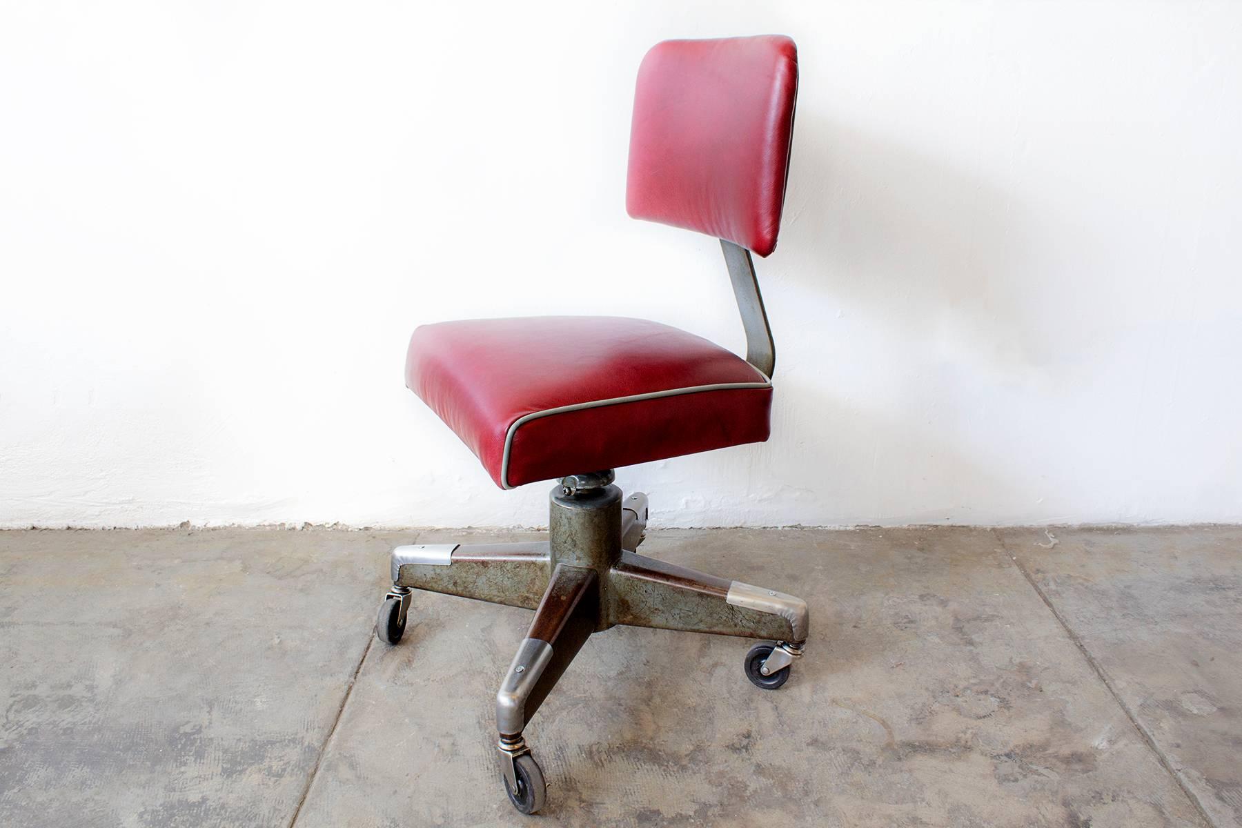 We reupholstered this Classic 1960s armless 