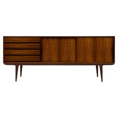 Vintage Danish Mid-Century Omann Jun Møbelfabrik Model 18 Rosewood Credenza 1960