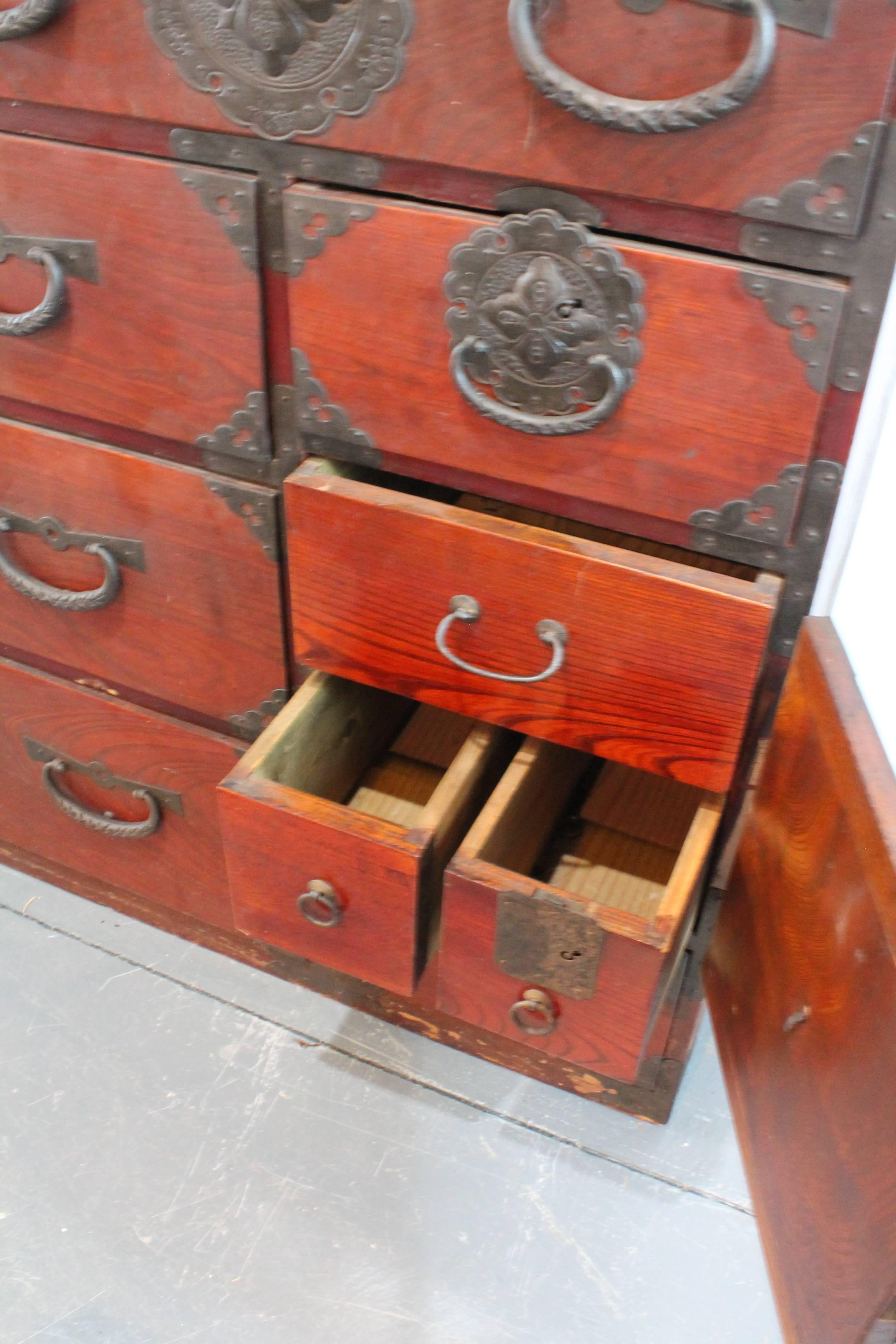 19th Century Japanese Sendai Tansu For Sale 3