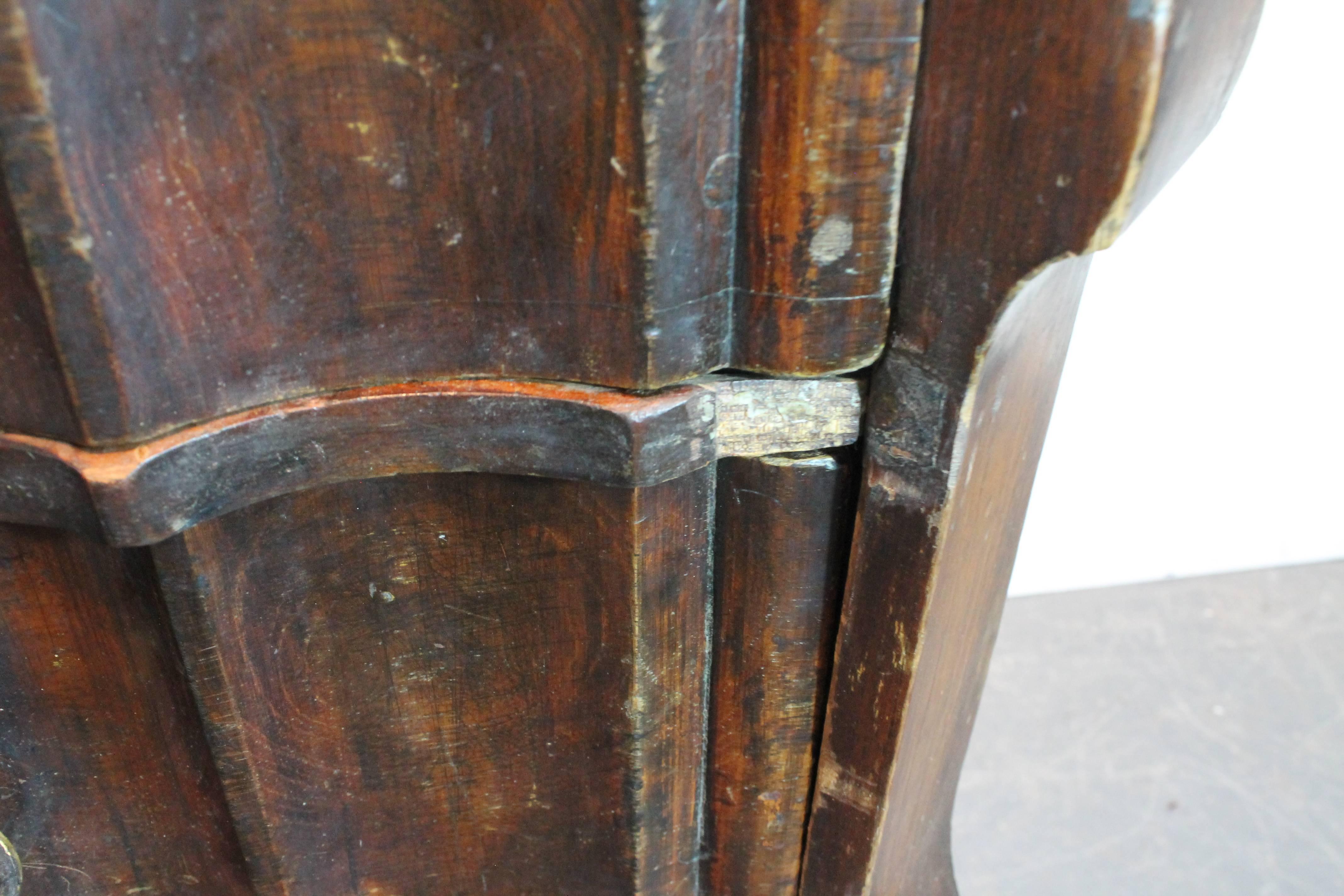 18th Century Serpentine Front Dresser 1