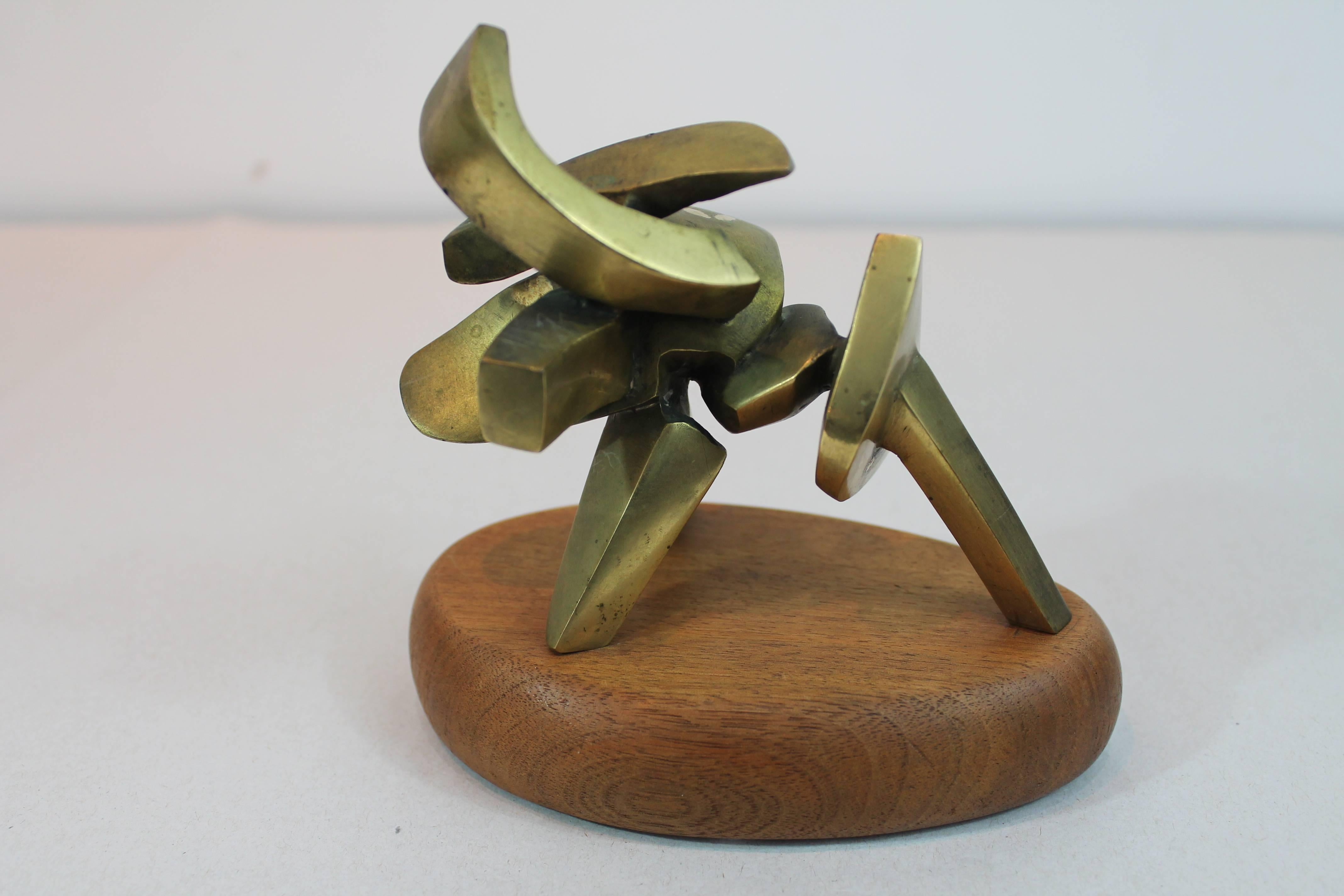Bronze Abstract Modernist Sculpture 2