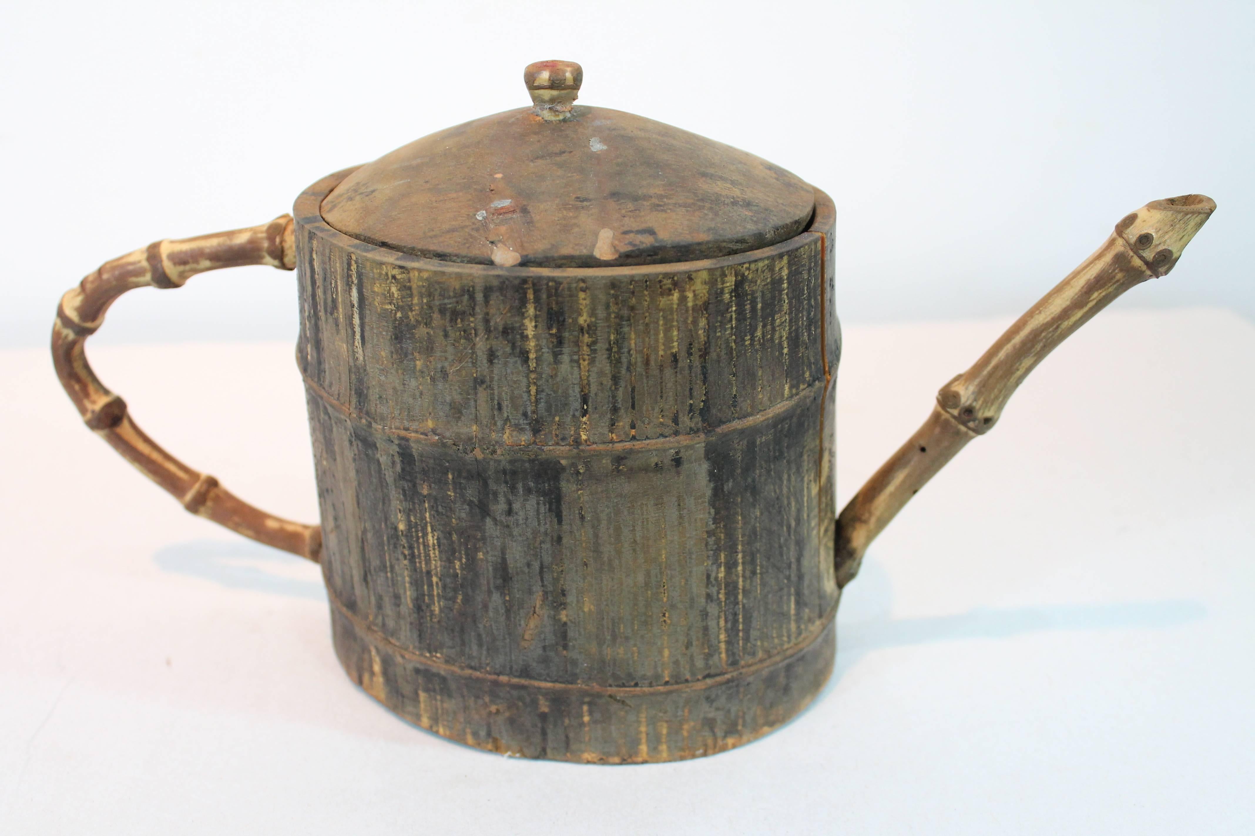 Japanese Bamboo Teapot For Sale at 1stDibs | bamboo teaware