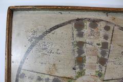 19th Century Folk Art Heavily Worn Double Sided Game Board