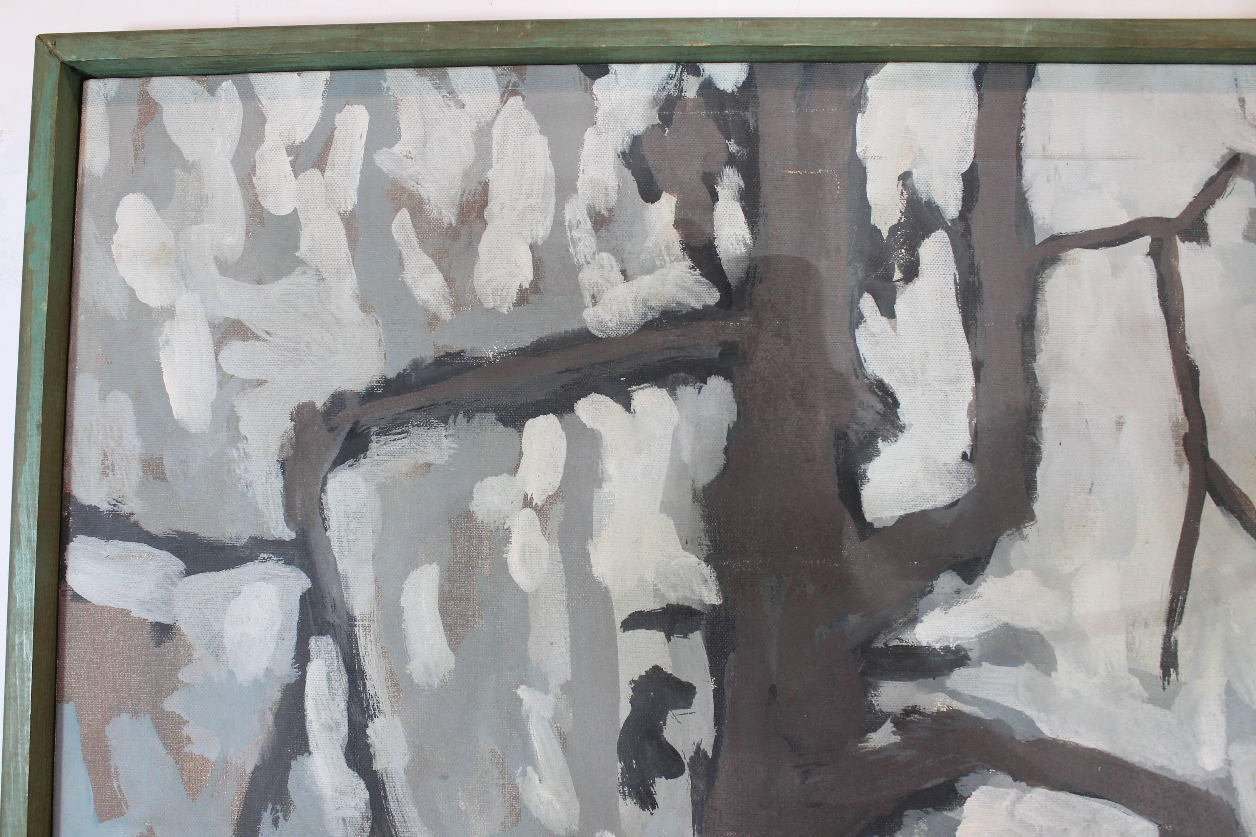 1964, Impressionist Oil on Canvas Landscape For Sale 3