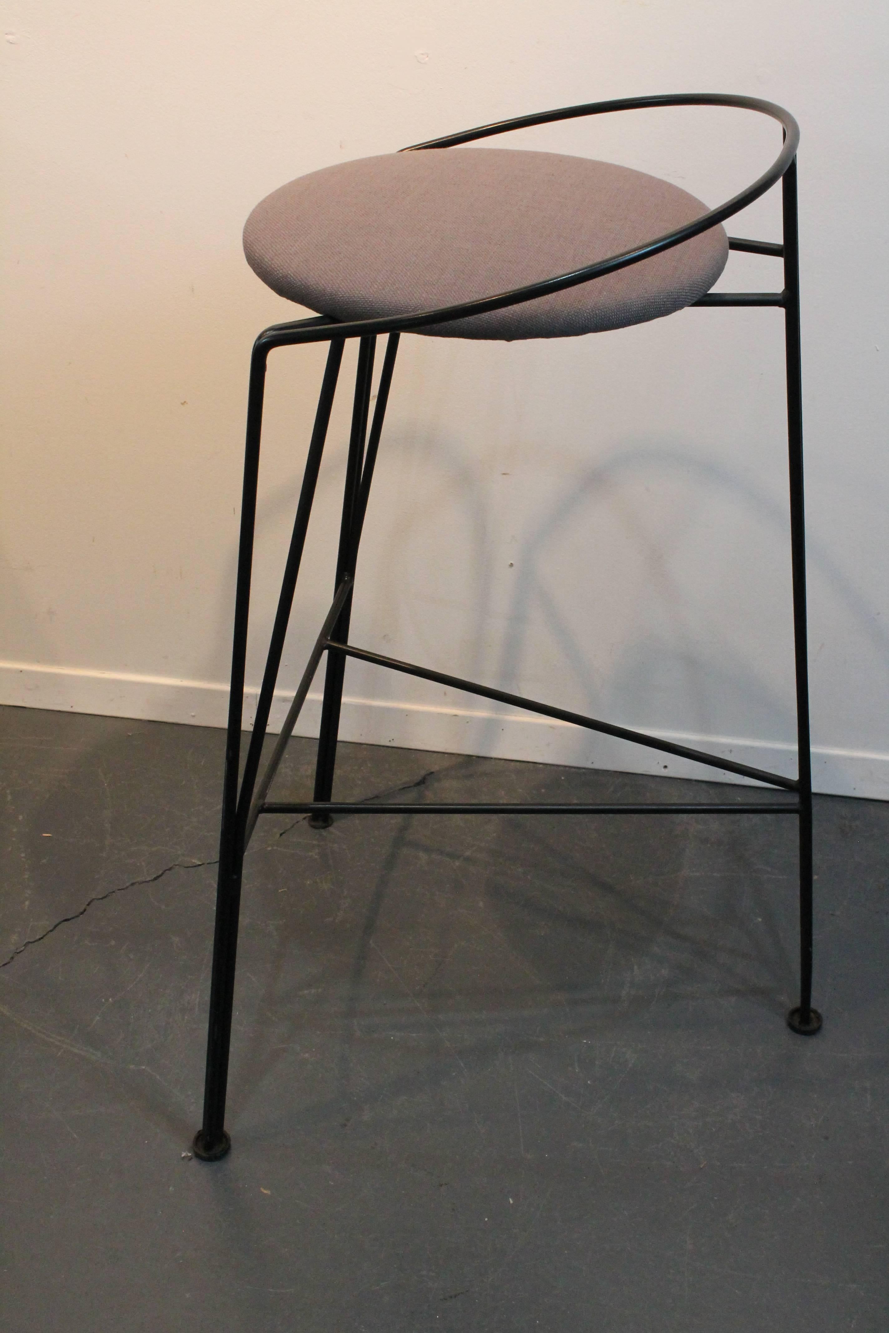 Set of Four Postmodern Pascal Mourgue Barstools 1