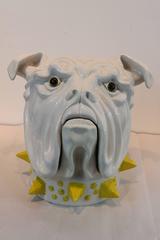 Mancioli Studio Italian Pottery Bulldog Cookie Jar