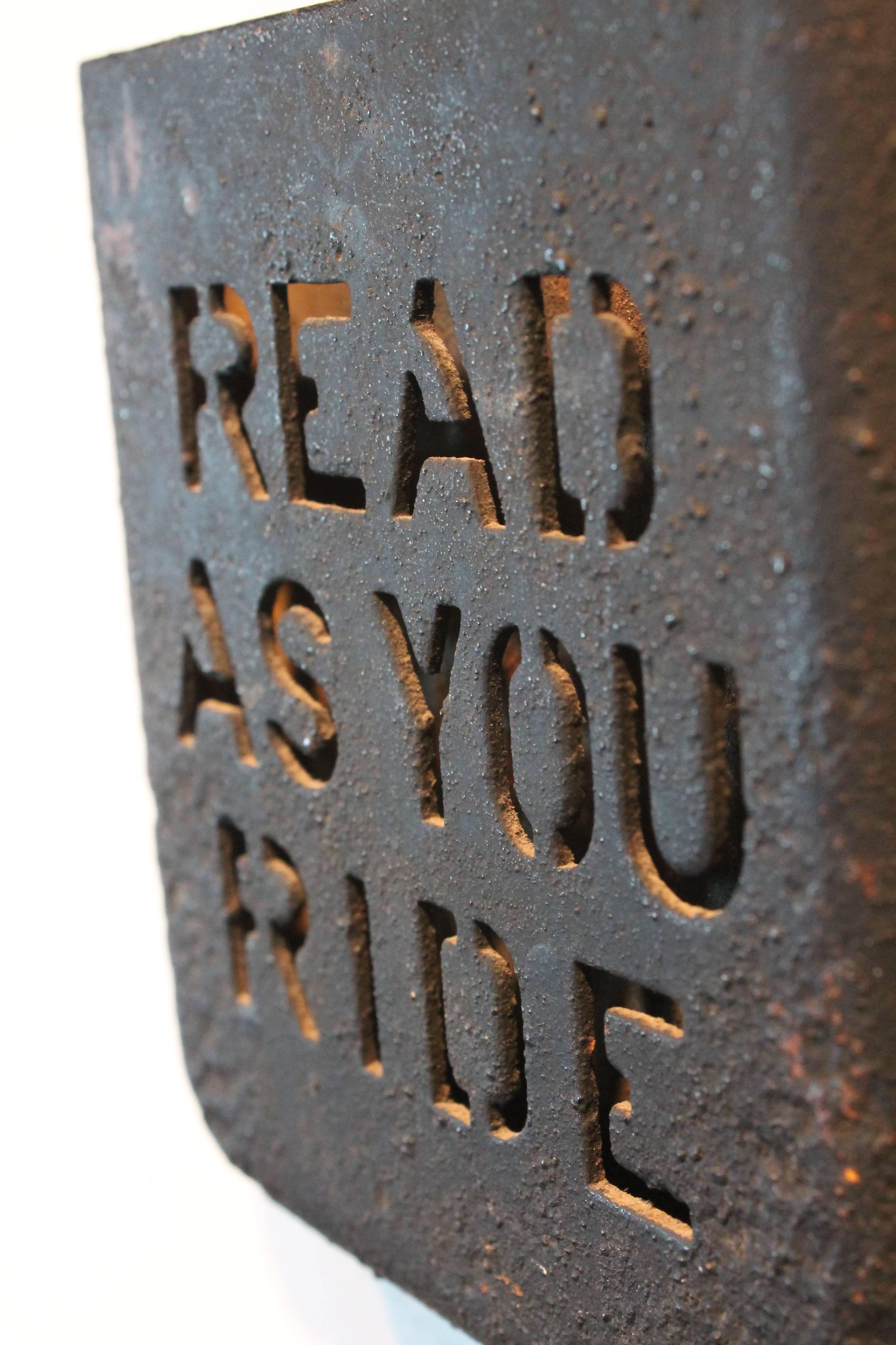 Early 20th century iron stamped 