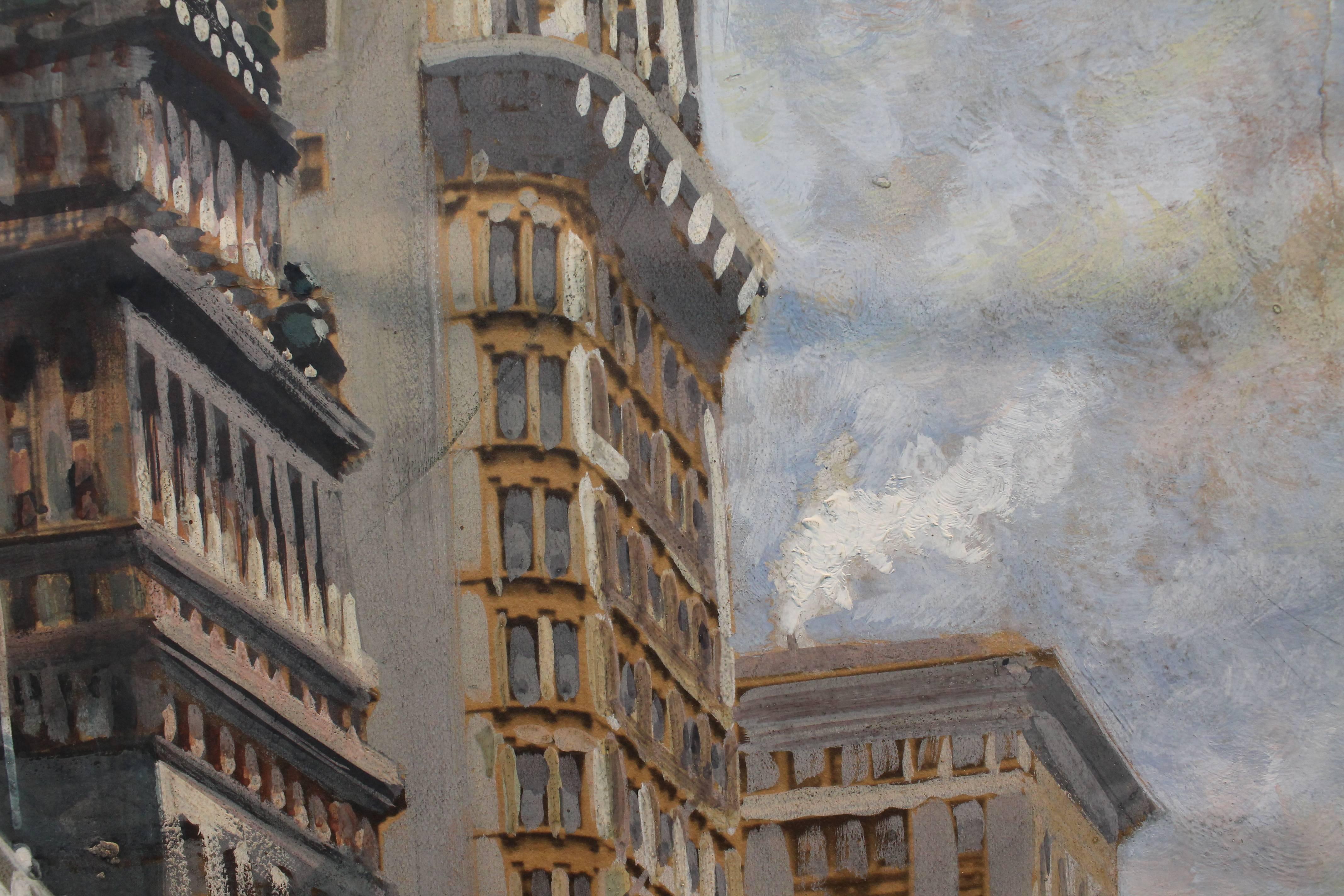  1914 Painting of The New York Stock Exchange  For Sale 5